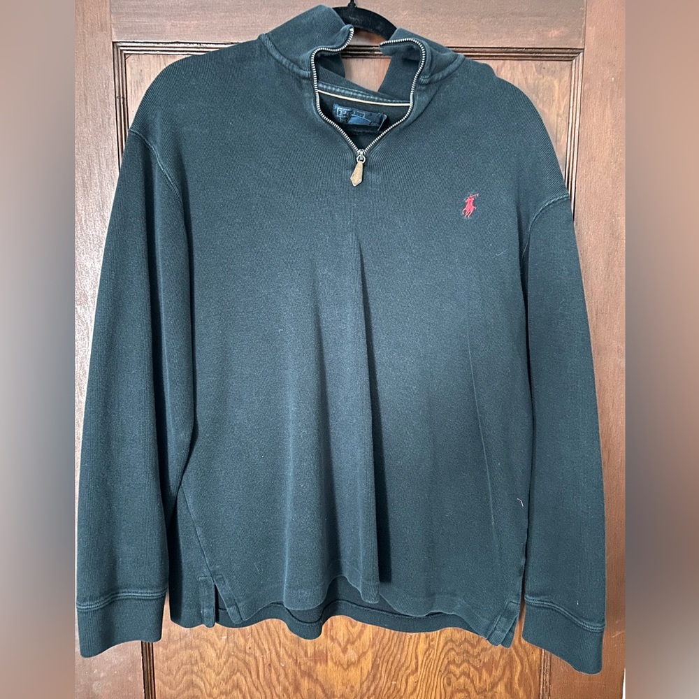 Ralph Lauren Black  Quarter-Zip Sweater